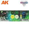 Picture of AK-Interactive: 3rd Gen Acrylics - Wargame Colors Green Plasma/Glowing Effects Set