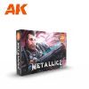 Picture of AK-Interactive: 3rd Gen Acrylics - Metallics Acrylic Paint Set