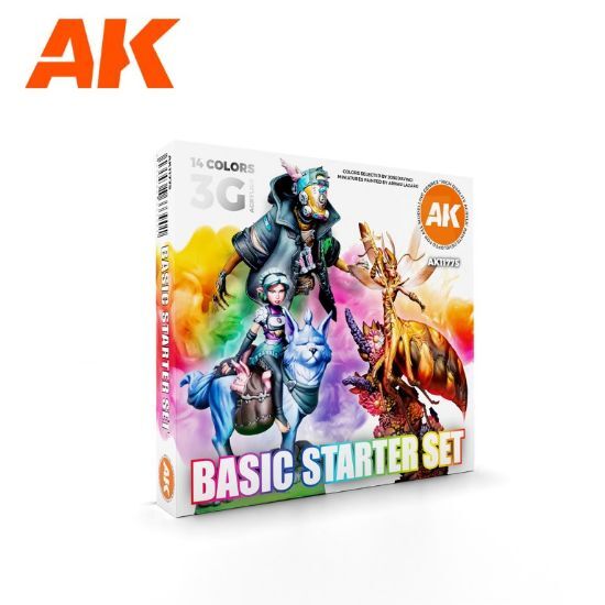 Picture of AK-Interactive: 3rd Gen Acrylics - Basic Starter Set