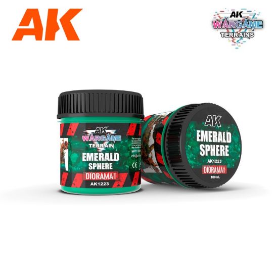 Picture of AK-Interactive: Battle Ground Terrain Textures - Emerald Sphere (100ml)