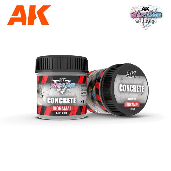 Picture of AK-Interactive: Battle Ground Terrain Textures - Concrete (100ml)