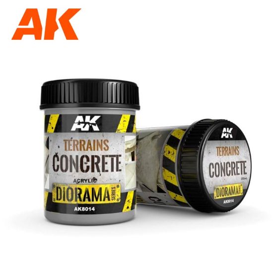 Picture of AK-Interactive: (Texture) TERRAINS CONCRETE - 250ml (Acrylic)