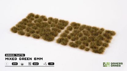 Picture of Gamer's Grass Mixed Green 6mm Tufts Wild