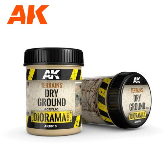 Picture of AK-Interactive: (Texture) TERRAINS DRY GROUND - 250ml (Acrylic)