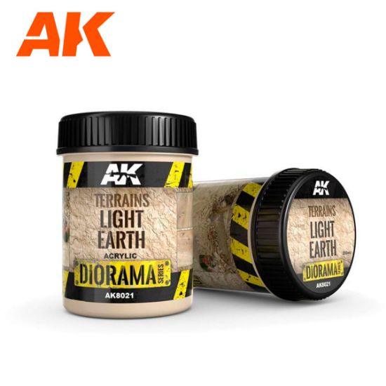 Picture of AK-Interactive: (Texture) TERRAINS LIGHT EARTH - 250ml (Acrylic)