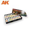 Picture of AK-Interactive: 3rd Gen Acrylics Raul Garcia Latorre Signature Set - Scottish Tartans Paint Set