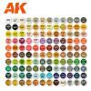 Picture of AK-Interactive: 3rd Gen Acrylics - The Best 120 Colors For Wargames, Fantasy & Sci-fi Set