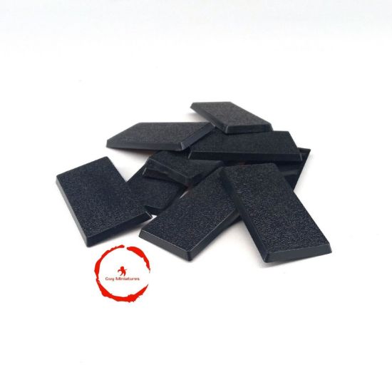 Picture of Lot of 10 - 25mm X 50mm Rectangular Bases