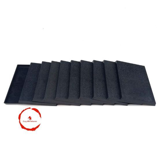 Picture of Lot of 10 - 50mm x 75mm Rectangle Base Bases