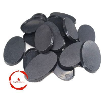 Picture of Lot of 20 - 60mm x 35mm Oval Bases