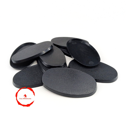 Picture of Lot of 10 - 75mm x 42mm  Oval Bases