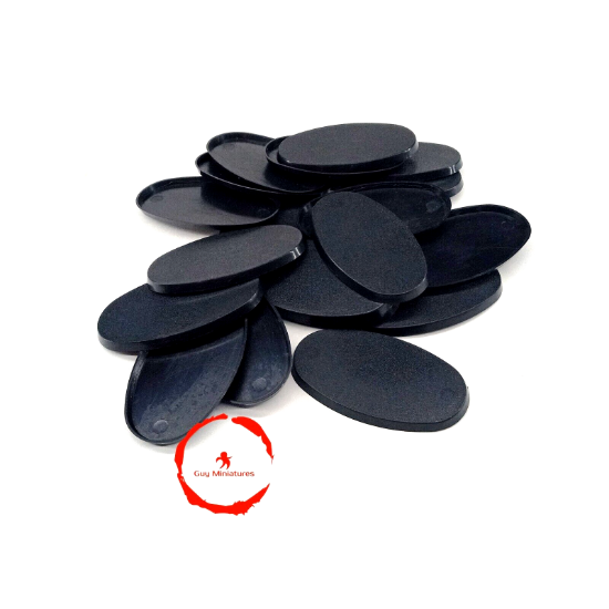 Picture of Lot of 20 - 75mm x 42mm  Oval Bases