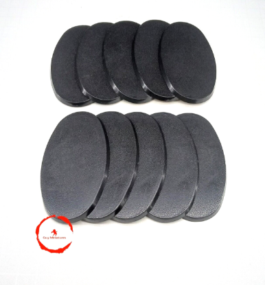 Picture of Lot of 10 - 90mm x 52mm Oval Bases