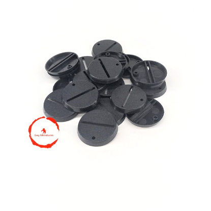 Picture of Lot of 20 - 32mm Round SLOT Bases