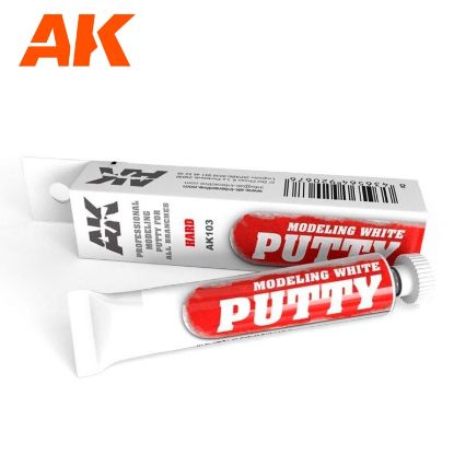 Picture of AK-Interactive: MODELING WHITE PUTTY (20 ml)