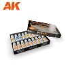 Picture of AK-Interactive: 3rd Gen Acrylics Kristof Pulinckx Signature Set - Total Chipping Paint Set