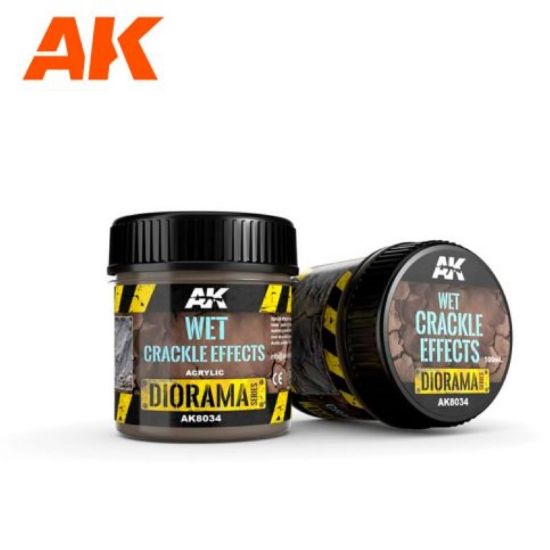 Picture of AK-Interactive: (Texture) WET CRACKLE EFFECTS - 100ml (Acrylic)