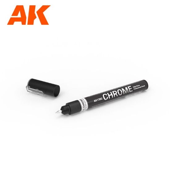 Picture of AK-Interactive: Metallic Liquid Marker - Chrome