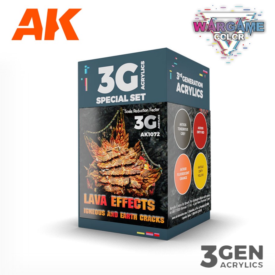 AK Interactive: Paint Color Sets - Model & Game Acrylic Colors Set