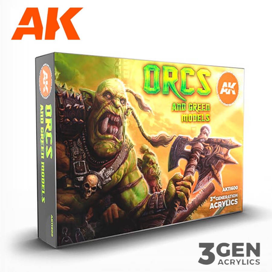 AK Interactive: Paint Color Sets - Model & Game Acrylic Colors Set