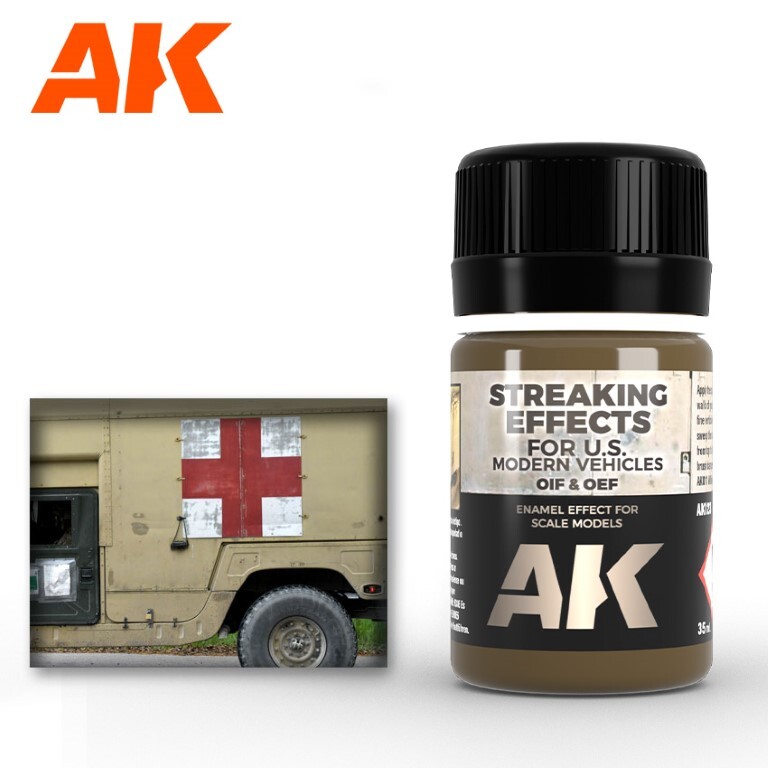 AK Interactive: Weathering Effects & Washes - Liquid Enamels - 35ml Singles - Picture 35 of 68