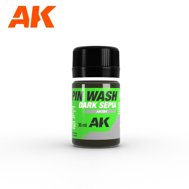 AK Pin Wash 35ml - Dark Sepia AK Pin Wash 35ml - Dark Sepia