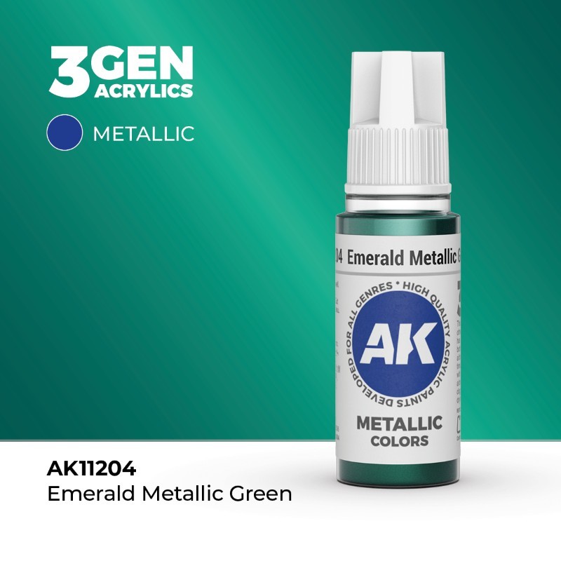 AK11204 - Emerald Metallic Green