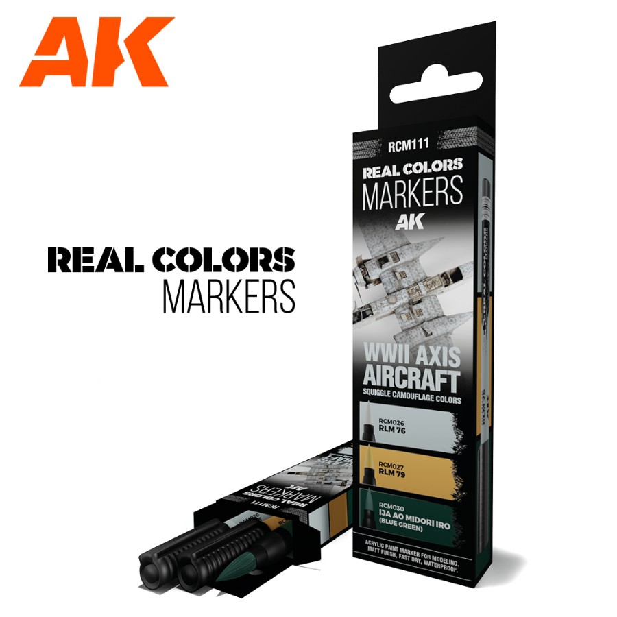 RCM111 - WWII Axis Aircraft Camo [3 Markers]