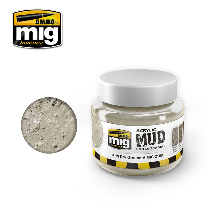 AMMO by Mig: Ground Texture - 250ml Acrylic Terrain Paste - Singles 10 Textures