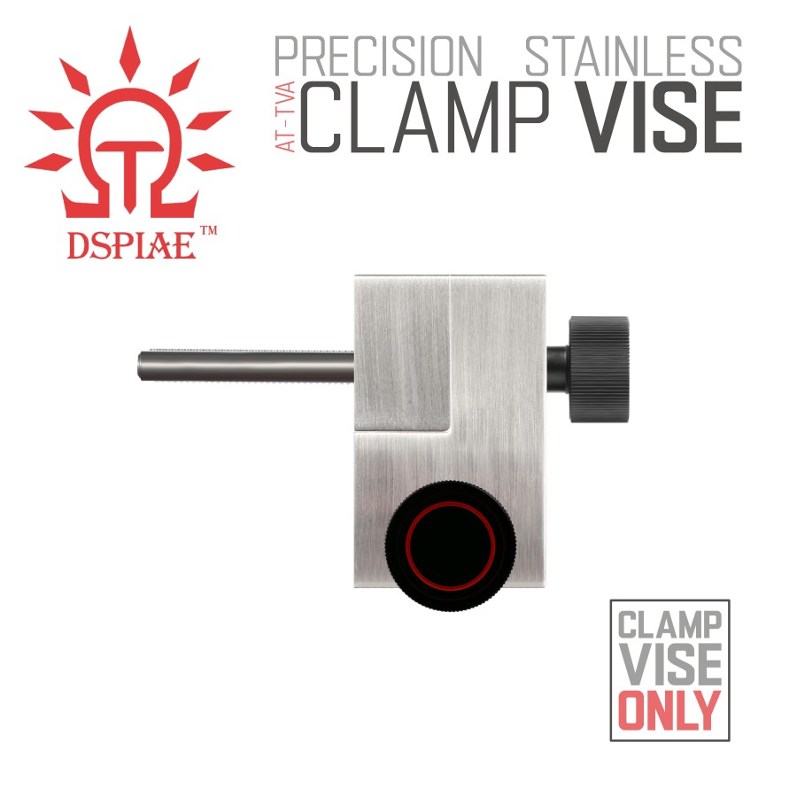 DSPIAE: Precision Stainless Steel Clamp Vise | Baseplate - AT-TVA or AT-TVB