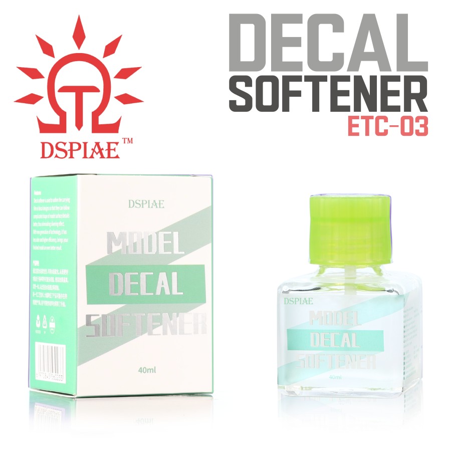 DSPIAE: Decal Softener | Adhesive Fixer - 40ml - ETC-03 | ETC-04