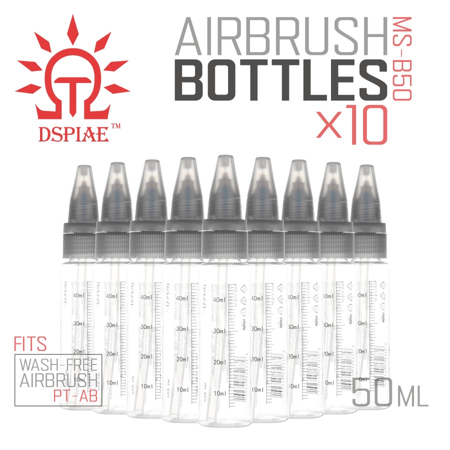 - 50ml - Color Mix Empty Bottle - Ms-b50