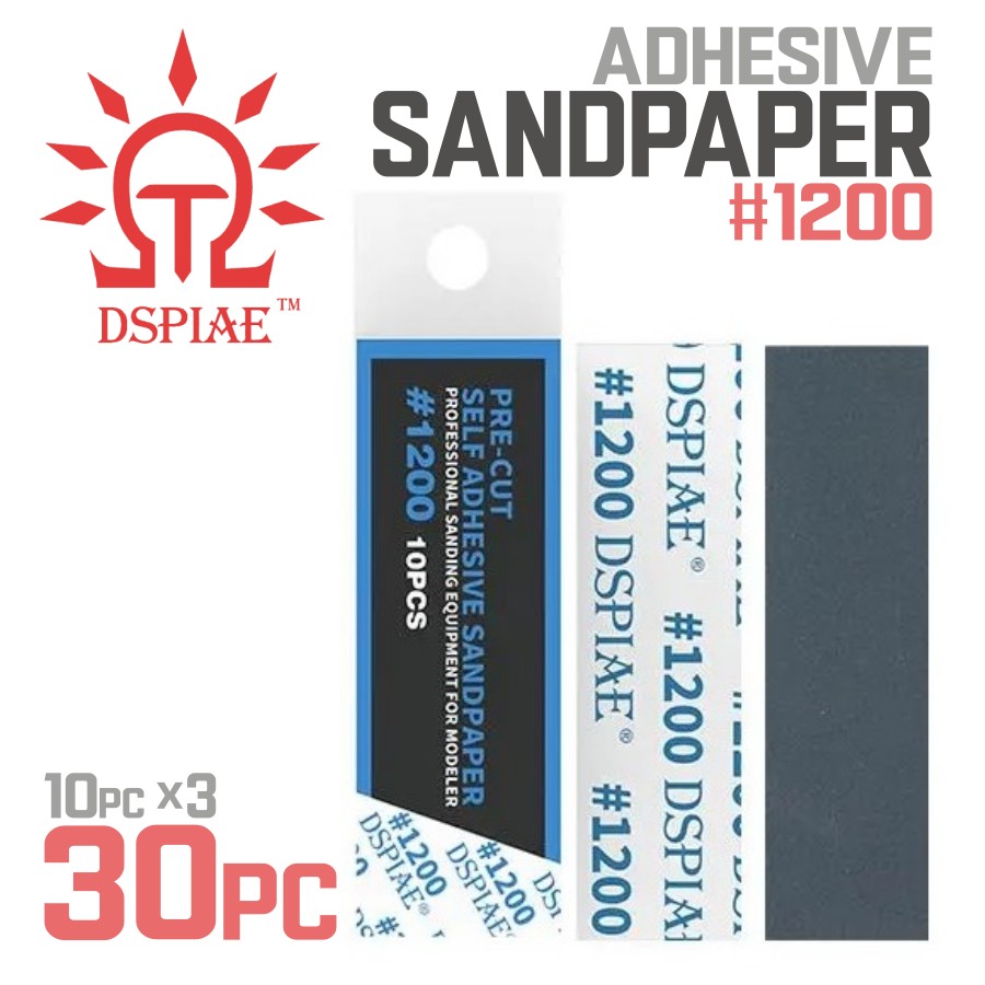 DSPIAE: Adhesive Sandpaper - 10pc Box - 10 Grit Range - Picture 28 of 31