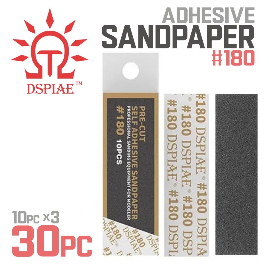 DSPIAE: Adhesive Sandpaper - 10pc Box - 10 Grit Range - Picture 22 of 31