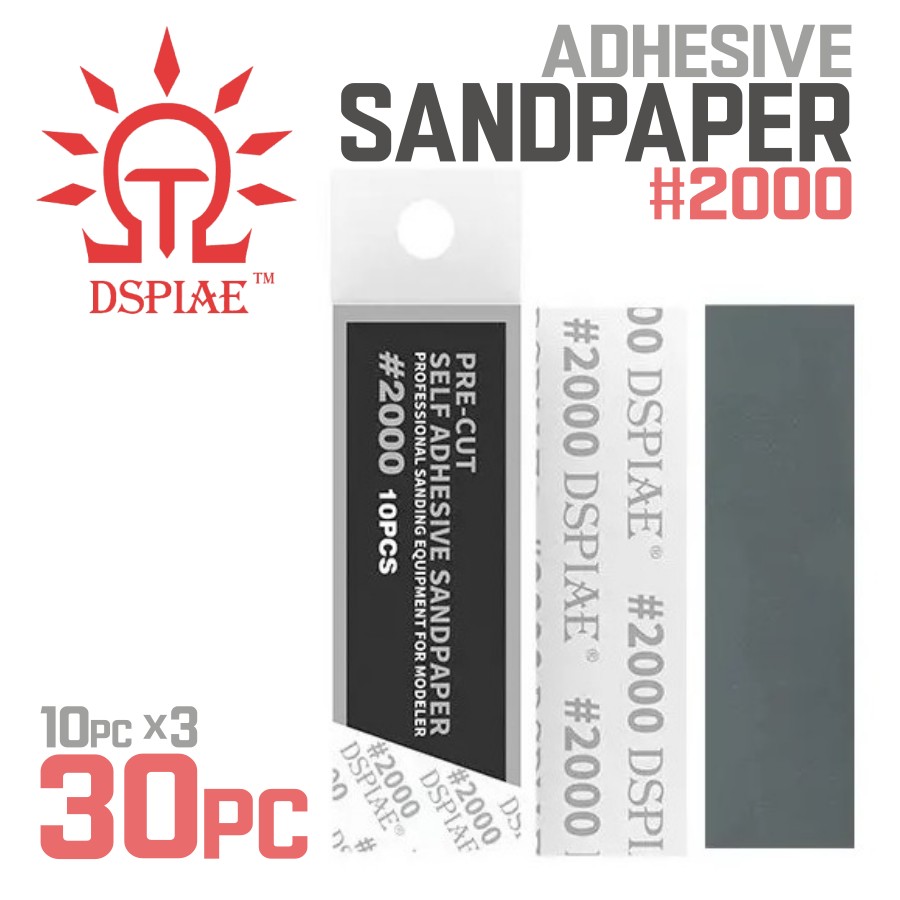 DSPIAE: Adhesive Sandpaper - 10pc Box - 10 Grit Range - Picture 30 of 31