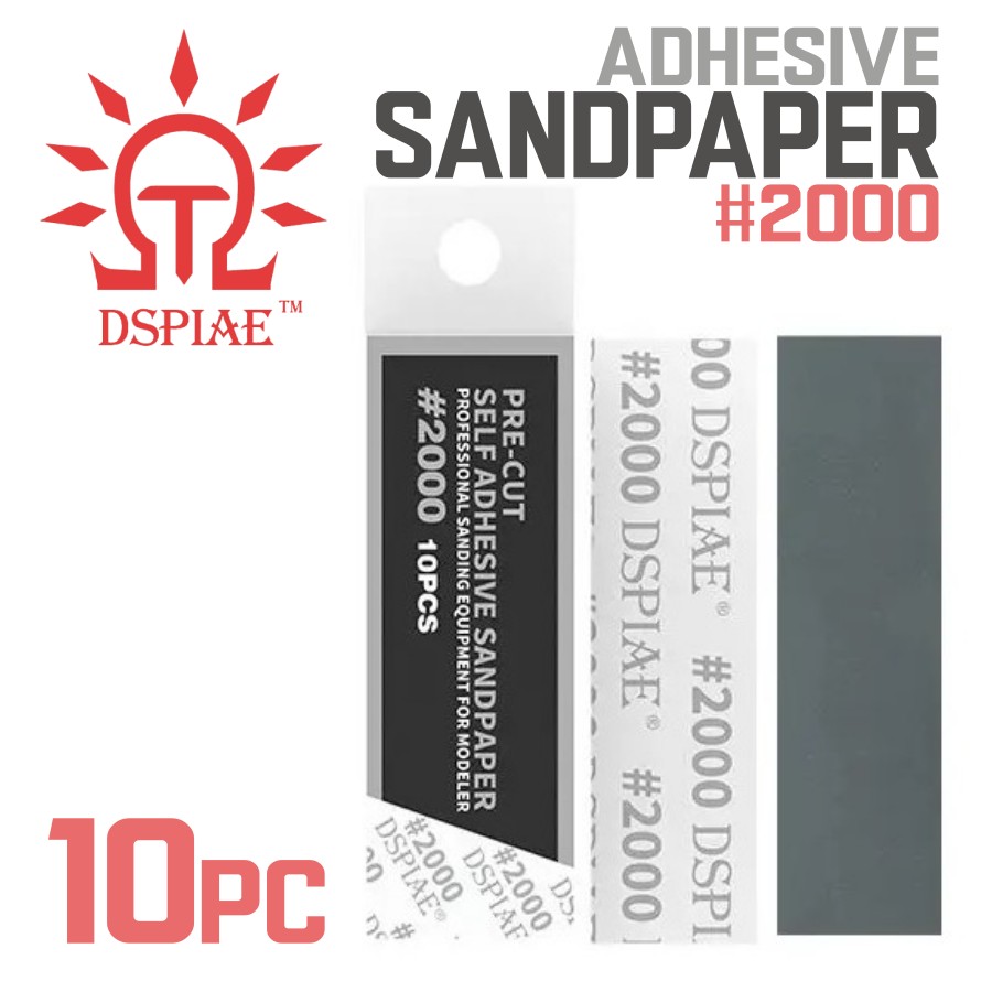 DSPIAE: Adhesive Sandpaper - 10pc Box - 10 Grit Range - Picture 20 of 31