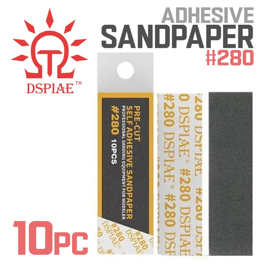 DSPIAE: Adhesive Sandpaper - 10pc Box - 10 Grit Range - Picture 13 of 31