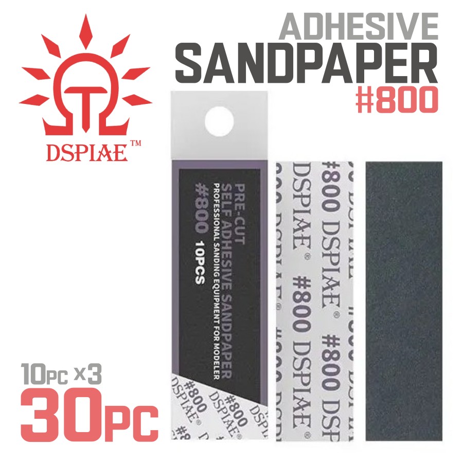 DSPIAE: Adhesive Sandpaper - 10pc Box - 10 Grit Range - Picture 26 of 31