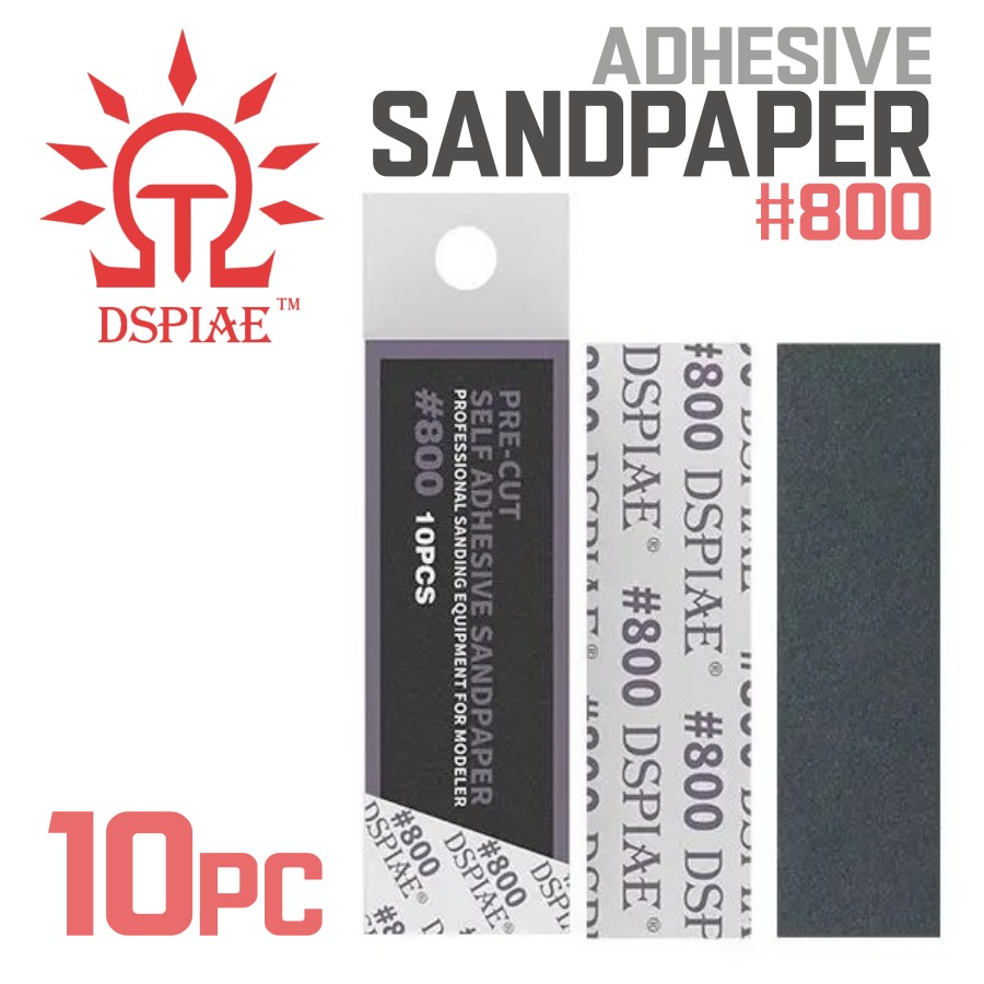 DSPIAE: Adhesive Sandpaper - 10pc Box - 10 Grit Range - Picture 16 of 31