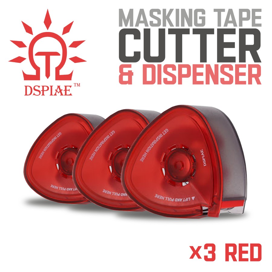 DSPIAE: Masking Tape Cutter & Dispenser - Singles 2 Colors - Stackable - Picture 11 of 13