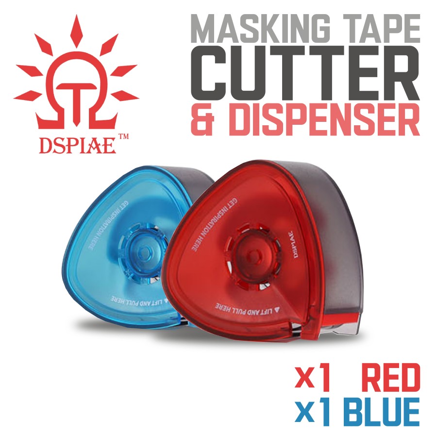 DSPIAE: Masking Tape Cutter & Dispenser - Singles 2 Colors - Stackable - Picture 13 of 13