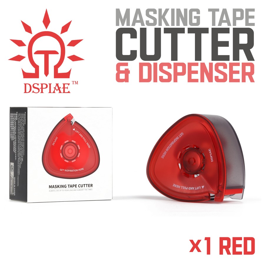 DSPIAE: Masking Tape Cutter & Dispenser - Singles 2 Colors - Stackable - Picture 9 of 13