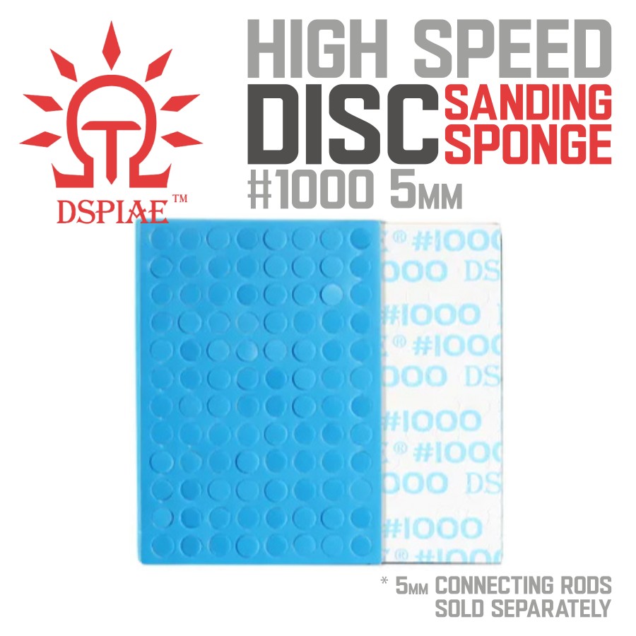 DSPIAE: Disc Sanding #400-1000 | Rod Holders - High Speed Sanding - Fits ES-P