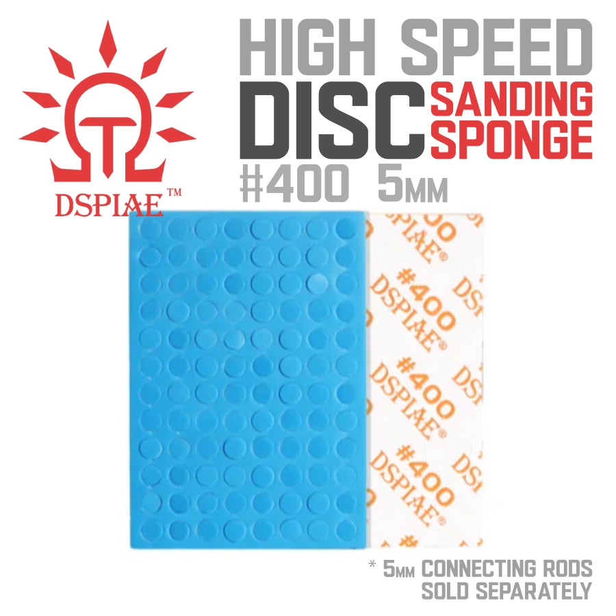 DSPIAE: Disc Sanding #400-1000 | Rod Holders - High Speed Sanding - Fits ES-P