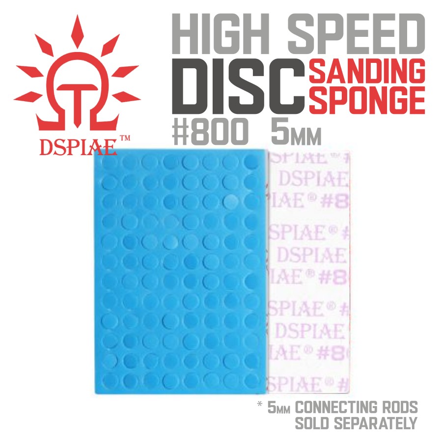 DSPIAE: Disc Sanding #400-1000 | Rod Holders - High Speed Sanding - Fits ES-P