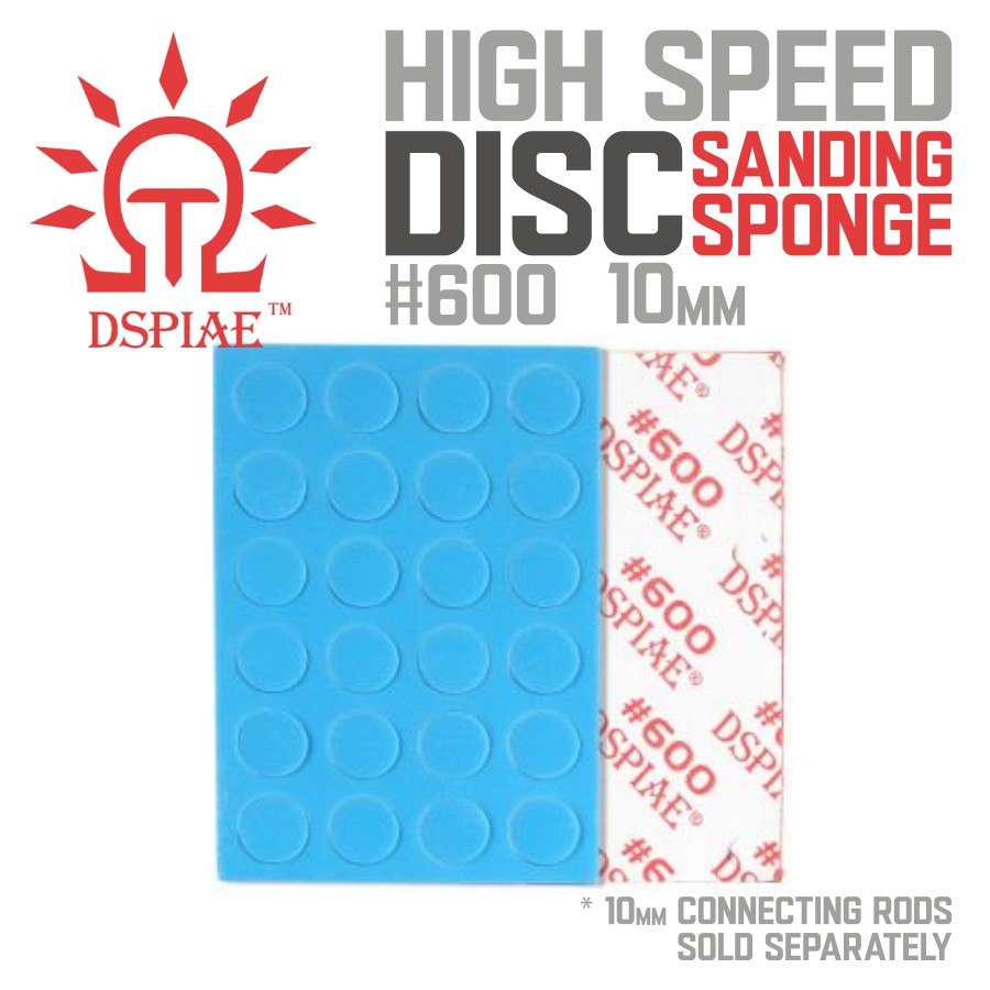 DSPIAE: Disc Sanding #400-1000 | Rod Holders - High Speed Sanding - Fits ES-P