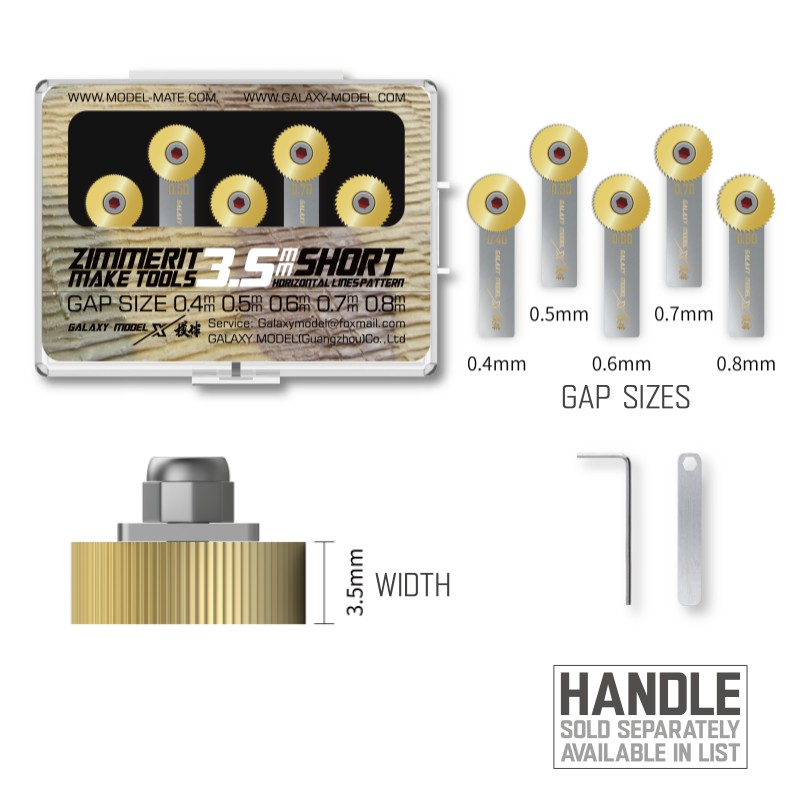 Galaxy Model: Zimmerit Tools - AFV Anti-Magnetic Coat Tool - Line | Waffle