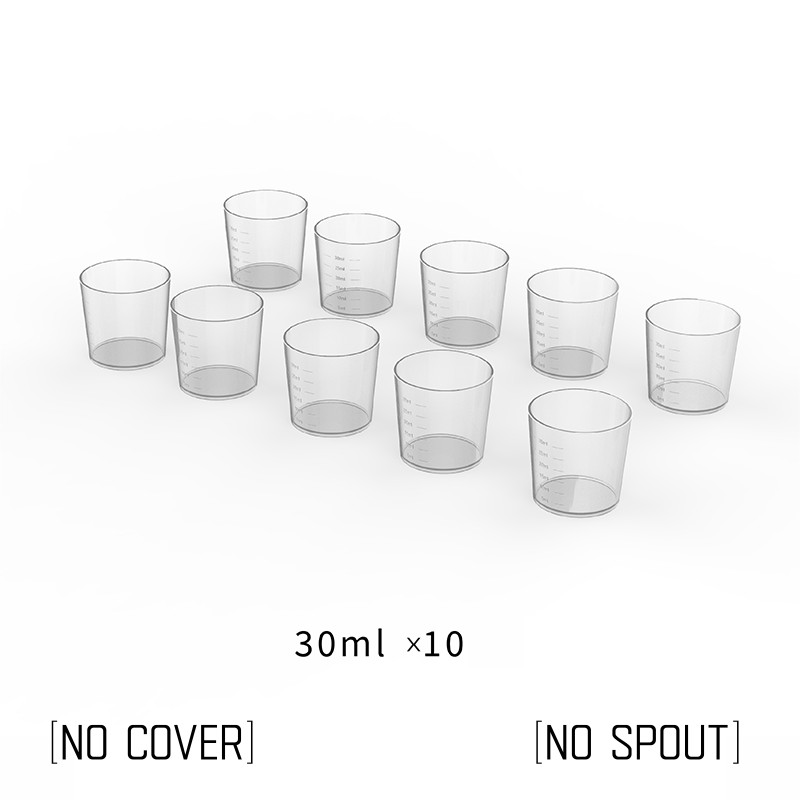 Galaxy Model: Paint Mixing Cup Sets - Cups & Cover Options