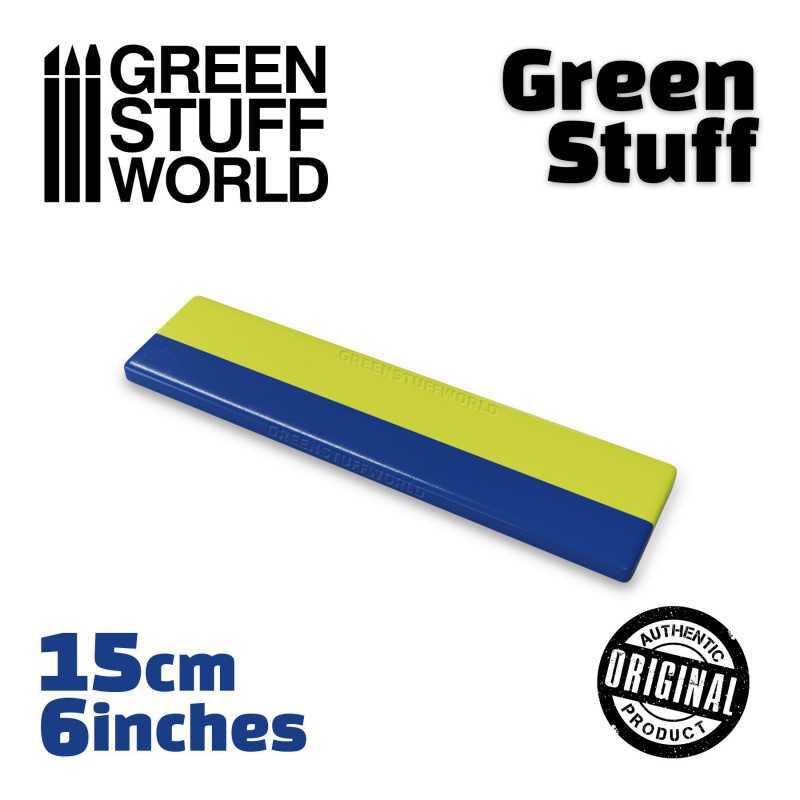 Green Stuff World Mastice Verde In Rotolo 15cm Per Modellismo E Scultura, Bicomponente