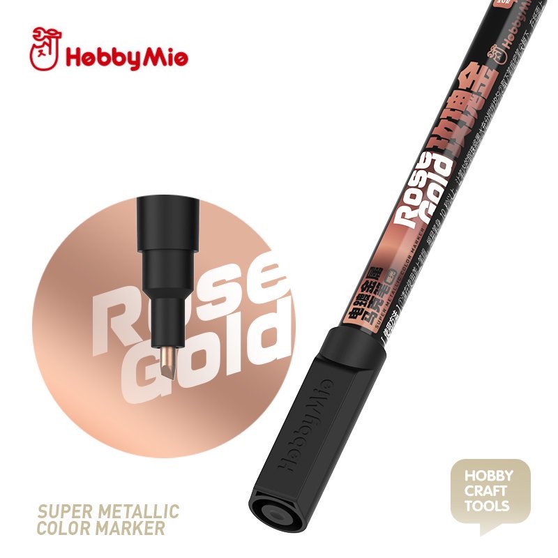- [complete Set] - Oil-based - Gold & Chrome Marker